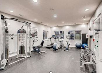 Modern fitness center